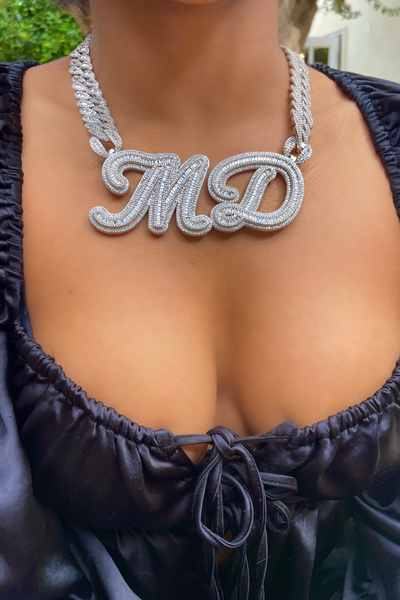 Icy Lady Custom Initials