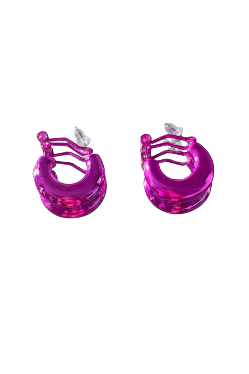 Mini Chrome Hoops