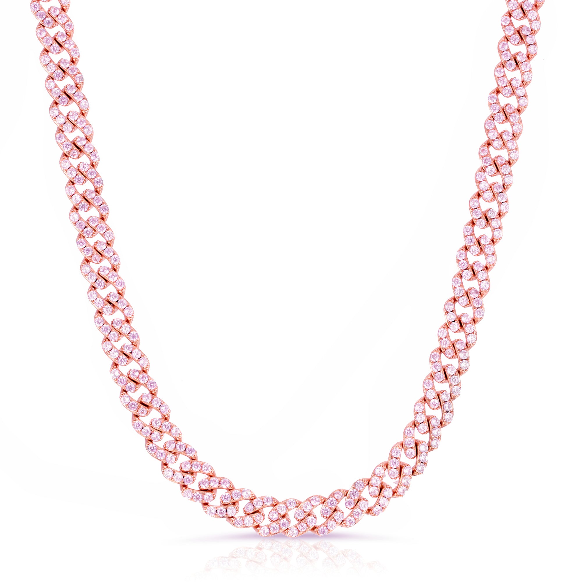 Iced Out Pink Bonafide Chain