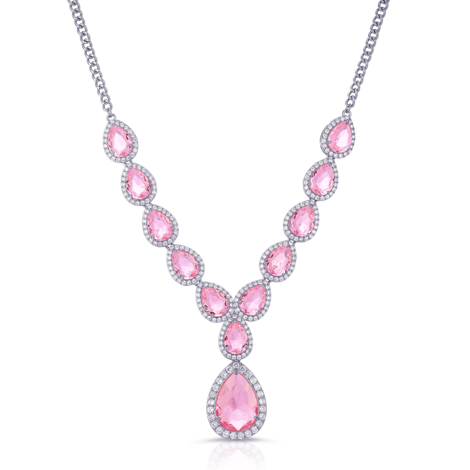 Icy Pink Titanic Necklace