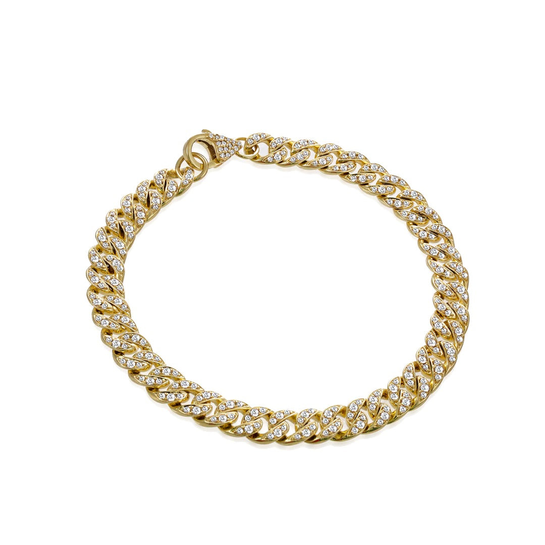 Gold Cuban Anklet