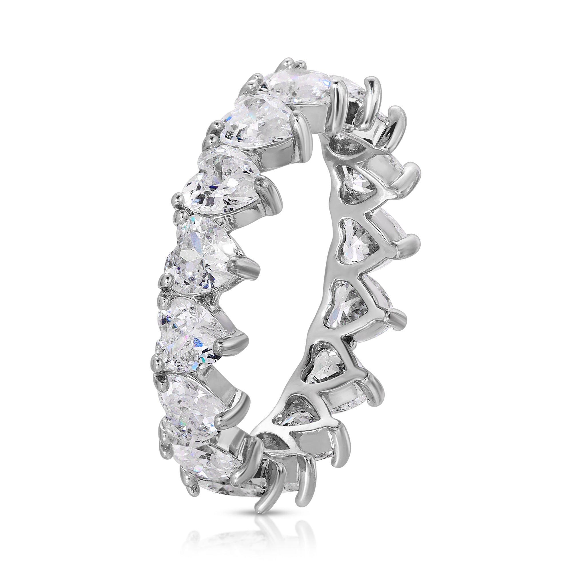 Heart Icy Diamond Ring