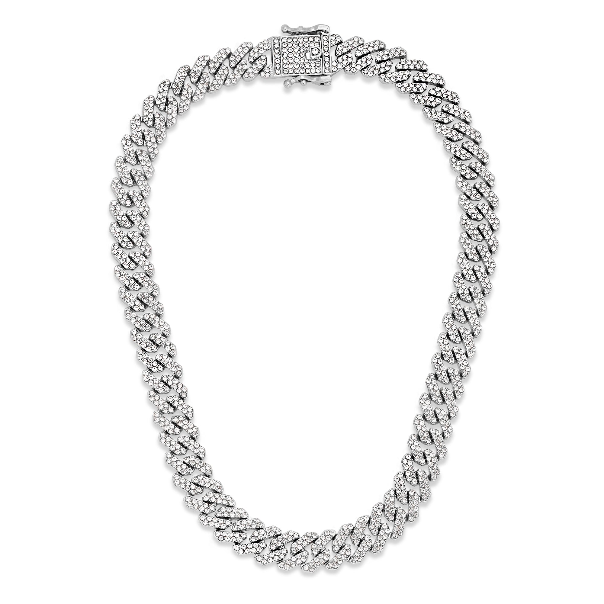 Silver Darling Cuban Necklace