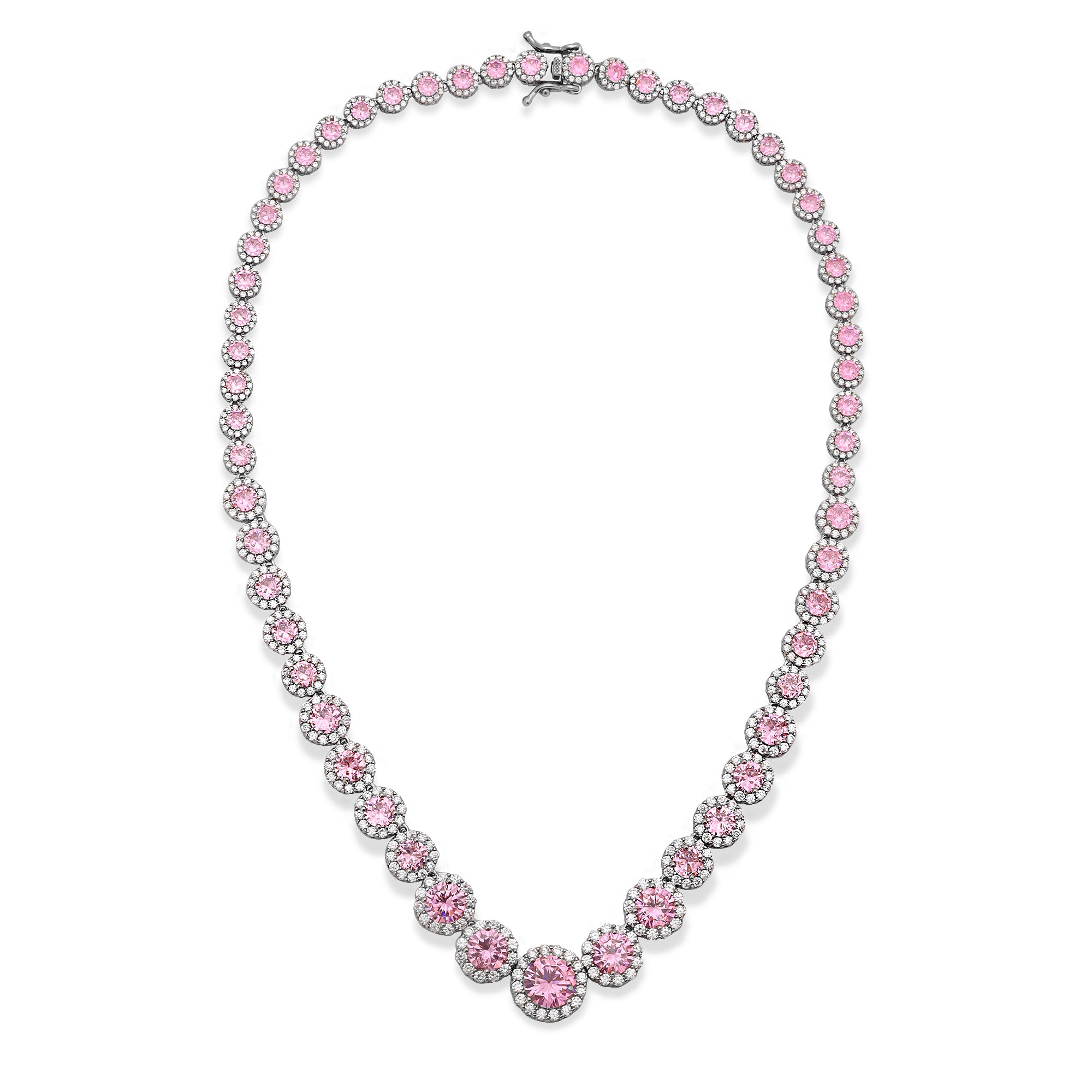Sweet Pink Crystal Necklace Pre-Order