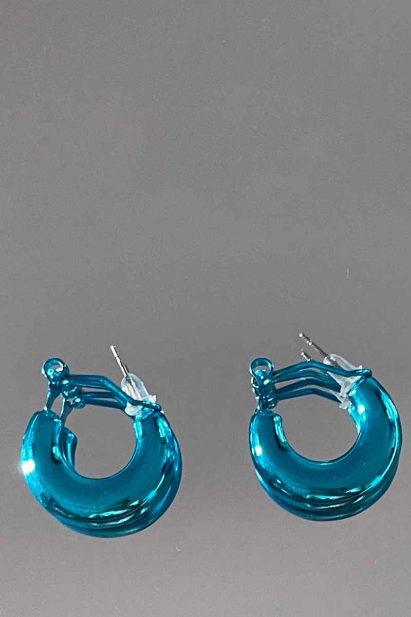 Mini Chrome Hoops